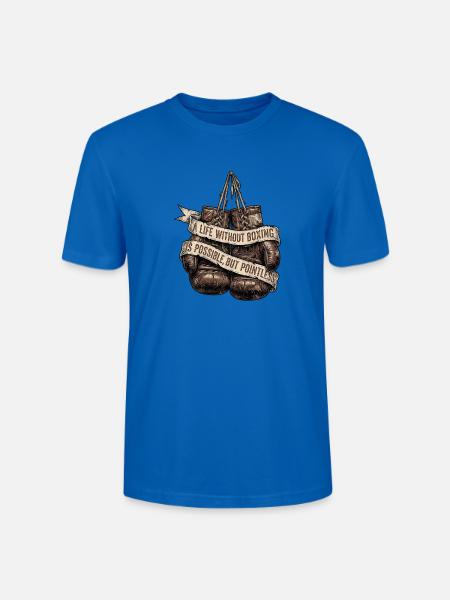 Boxing Livestyle - Stanley/Stella Unisex Bio-T-Shirt CRAFTER - Pfauenblau