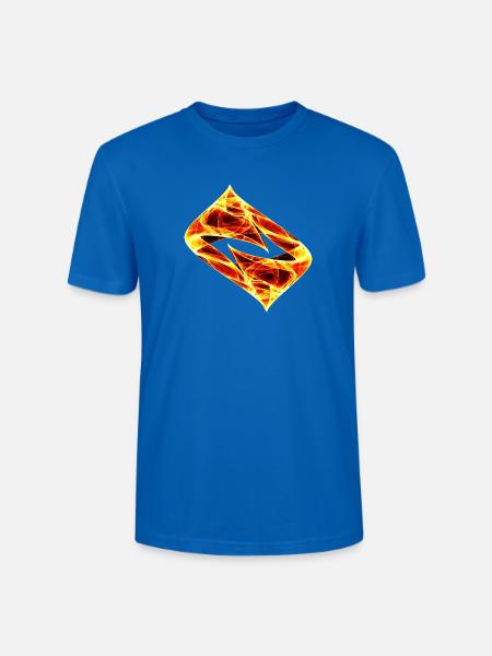 Dynamische Spur - Heiss - Stanley/Stella Unisex Bio-T-Shirt CRAFTER - Pfauenblau