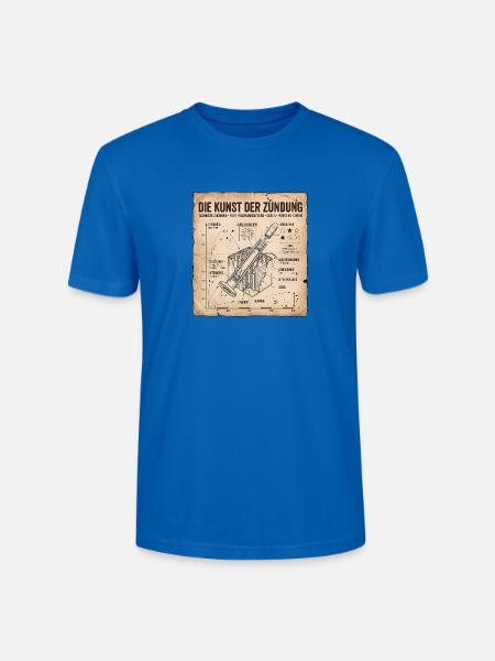 Pyro Feuerwerk Zündung - Stanley/Stella Unisex Bio-T-Shirt CRAFTER - Pfauenblau