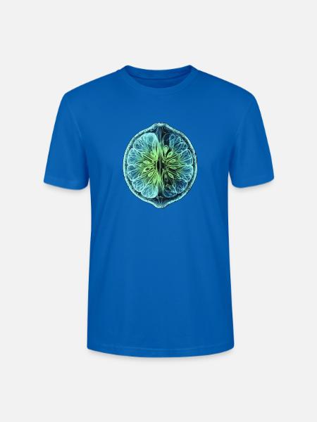 Limette Röntgen Design - Stanley/Stella Unisex Bio-T-Shirt CRAFTER - Pfauenblau
