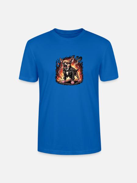 Höllen Hund - Stanley/Stella Unisex Bio-T-Shirt CRAFTER - Pfauenblau