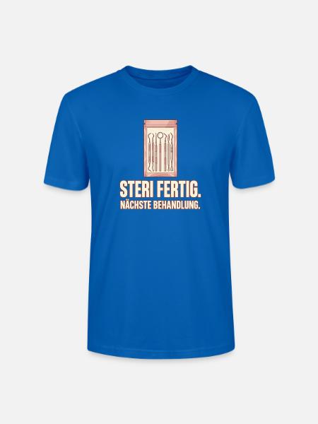 Steri fertig. Nächste Behandlung. ZFA - Stanley/Stella Unisex Bio-T-Shirt CRAFTER - Pfauenblau