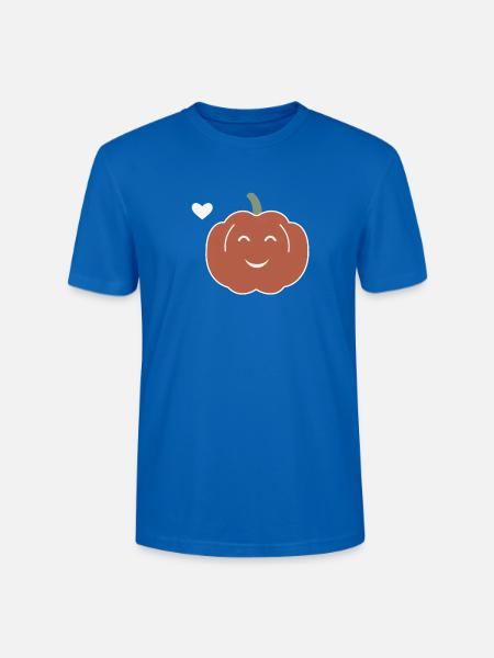 Halloween Kürbis Damen - Stanley/Stella Unisex Bio-T-Shirt CRAFTER - Pfauenblau