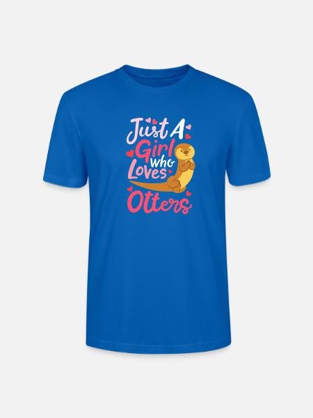 Otter Spruch - Stanley/Stella Unisex Bio-T-Shirt CRAFTER - Pfauenblau