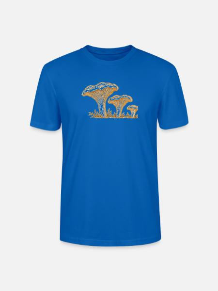 Pfifferlingsfamilie - Stanley/Stella Unisex Bio-T-Shirt CRAFTER - Pfauenblau