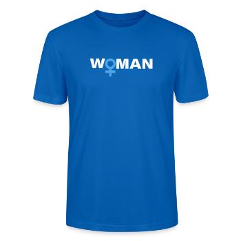 WOMAN - Stanley/Stella Unisex Bio-T-Shirt CRAFTER - Pfauenblau - Vorne - Alina (178cm) & Michal (187cm)