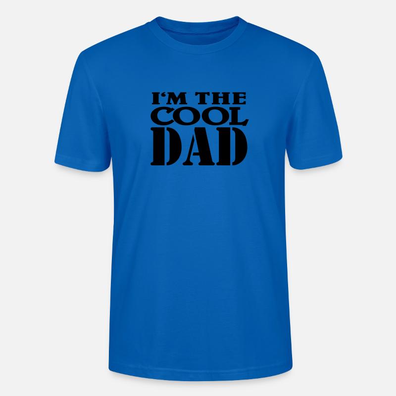 I'm the cool Dad - Stanley/Stella Unisex Bio-T-Shirt CRAFTER - Pfauenblau