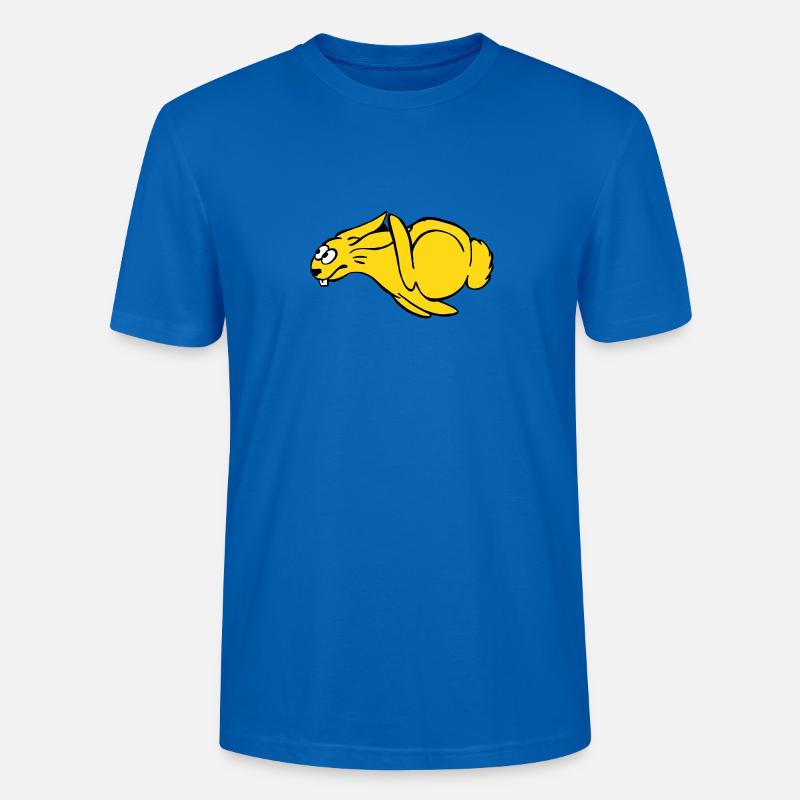 Quick Bunny - Stanley/Stella Unisex Bio-T-Shirt CRAFTER - Pfauenblau
