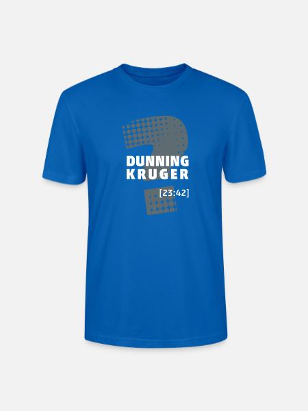 Dunning Kruger - Stanley/Stella Unisex Bio-T-Shirt CRAFTER - Pfauenblau