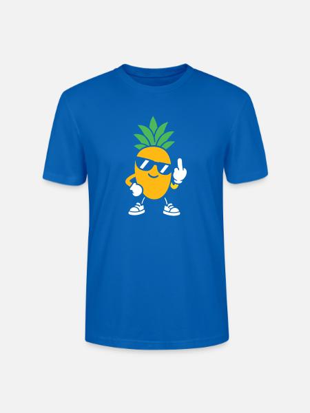 Sunny Pineapple Sonnenbrille Einstellung - Stanley/Stella Unisex Bio-T-Shirt CRAFTER - Pfauenblau