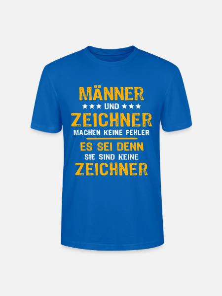 Zeichner Zeichnen - Stanley/Stella Unisex Bio-T-Shirt CRAFTER - Pfauenblau