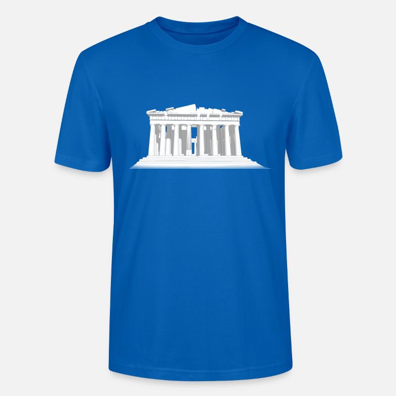 PARTHENON - Stanley/Stella Unisex Bio-T-Shirt CRAFTER - Pfauenblau