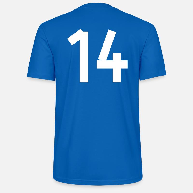 Numéro 14 - T-shirt bio CRAFTER Stanley Stella Unisexe - bleu paon