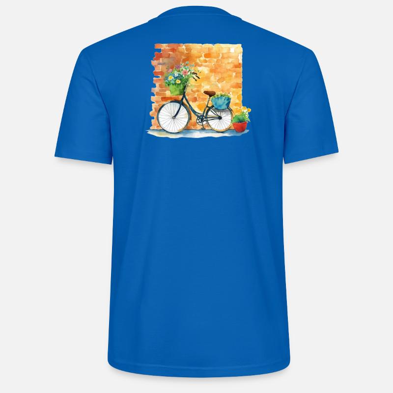 Fahrrad - Stanley/Stella Unisex Bio-T-Shirt CRAFTER - Pfauenblau