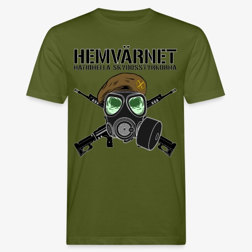 Hemvärnet - Skyddsmask 90 + Ak 4C - Ekologisk T-shirt herr