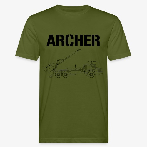 Artillerisystem ARCHER 15,5 cm - Ekologisk T-shirt herr
