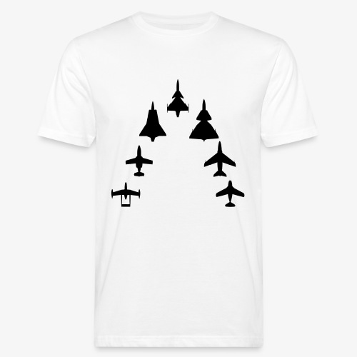Swedish Air Force - Jet Fighter Generations - Ekologisk T-shirt herr