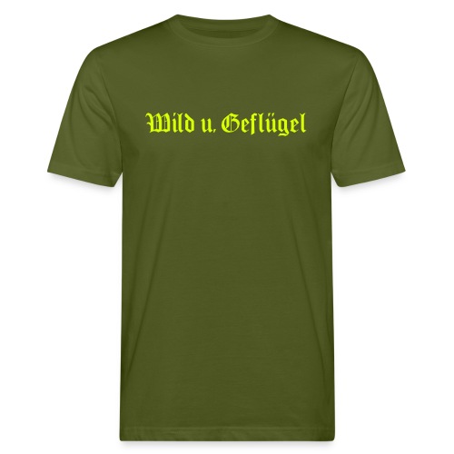 Wild u. Geflügel - Männer Bio-T-Shirt