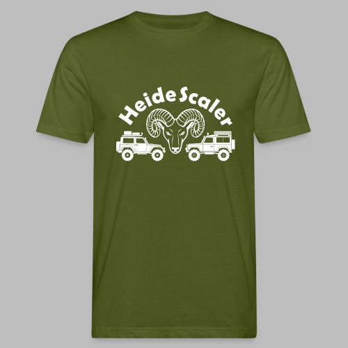 Heide Scaler white HQ - Männer Bio-T-Shirt