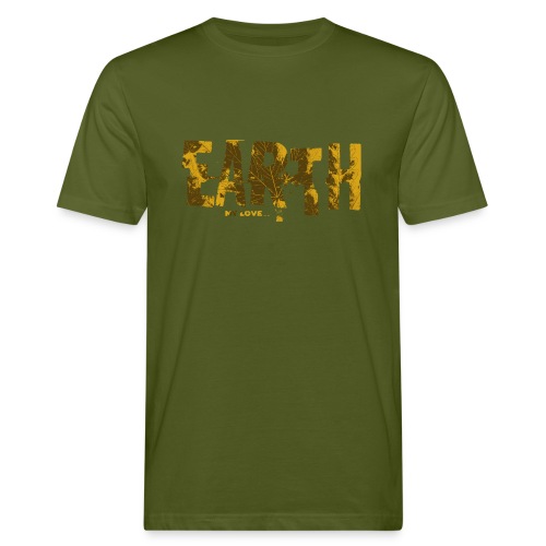 Earth my love - Mannen Bio-T-shirt