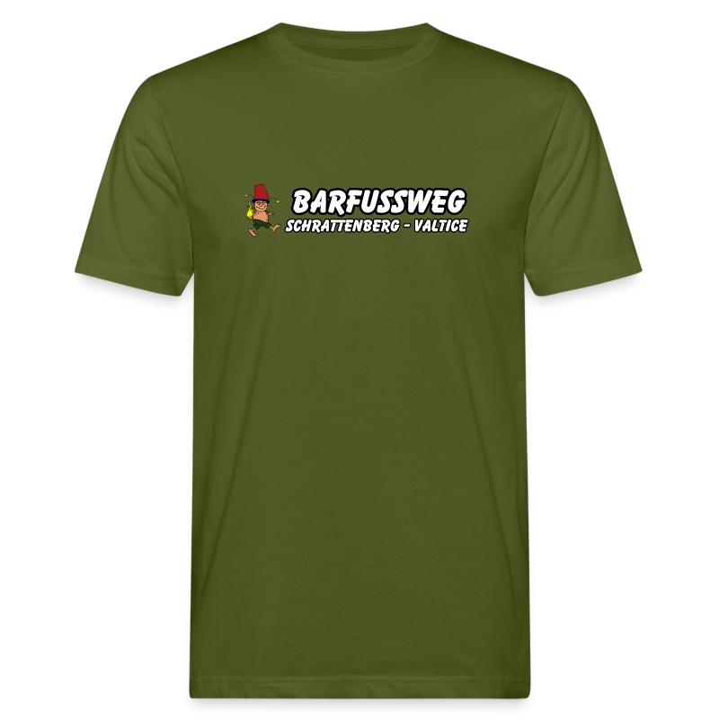 Barfussweg - Männer Bio-T-Shirt