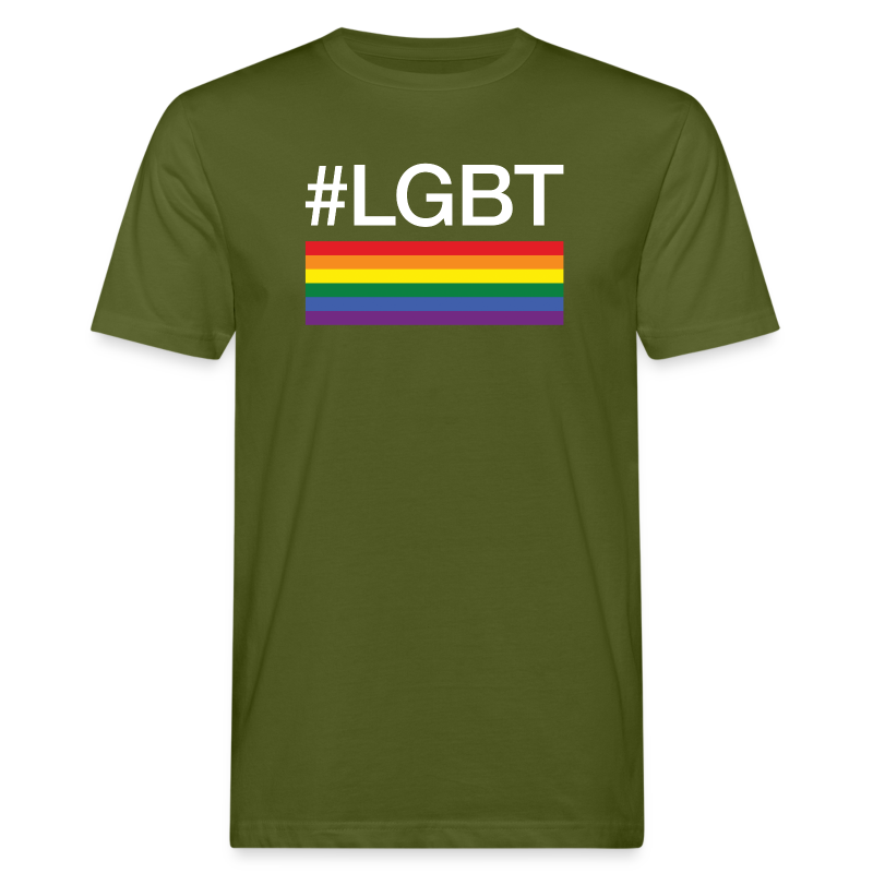 #LGBT hashtag + flag - h - Organic mænd