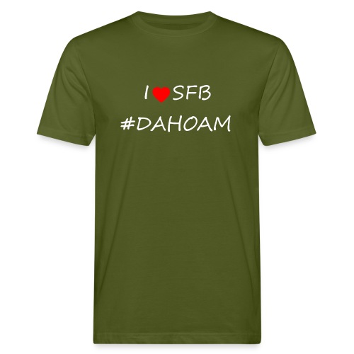 I ❤️ SFB #DAHOAM - Männer Bio-T-Shirt