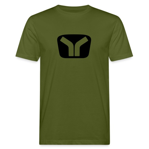 Yugo Logo Black-Transparent Design - Men's Organic T-Shirt