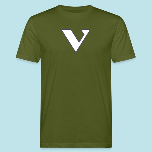 LETRA V BLANCA - Camiseta ecológica hombre