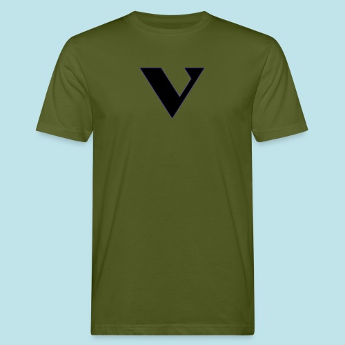 LETRA V NEGRA - Camiseta ecológica hombre