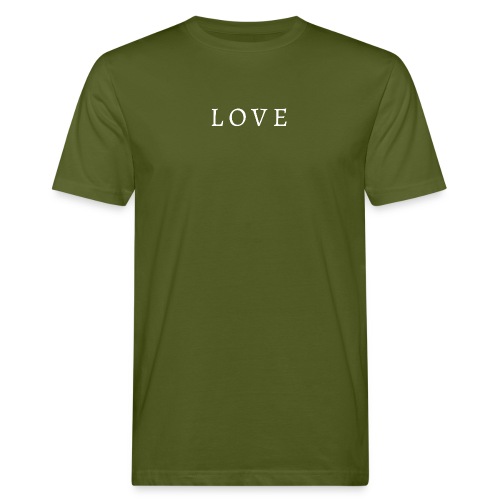 LOVE - Sag ich liebe Dich - Männer Bio-T-Shirt