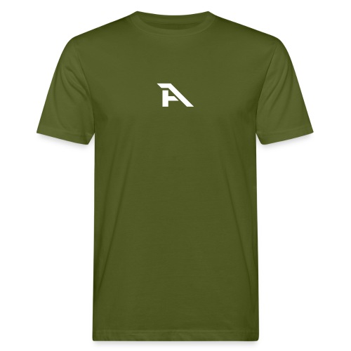 Aura Logo- ( Blk & White ) - Men's Organic T-Shirt