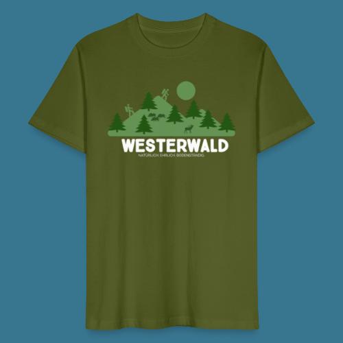 Das Paradies heißt Westerwald. - Männer Bio-T-Shirt