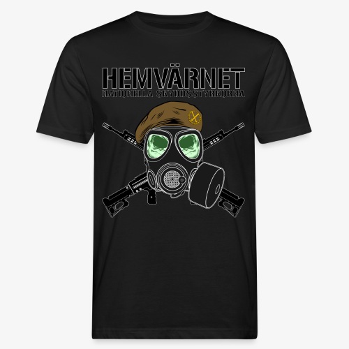 Hemvärnet - Skyddsmask 90 + Ak 4C - Ekologisk T-shirt herr