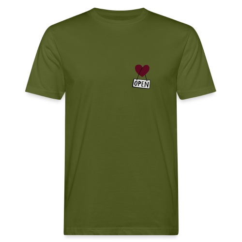 Open heart - Männer Bio-T-Shirt