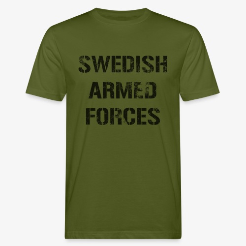 SWEDISH ARMED FORCES Rugged + SWE Flag - Ekologisk T-shirt herr