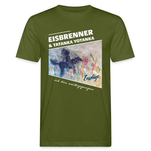 EISBRENNER & Tatanka Yotanka - Indigo - Männer Bio-T-Shirt