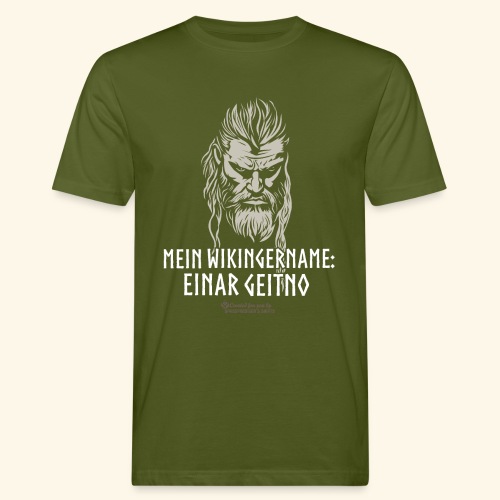 Wikinger Einar Geitno - Männer Bio-T-Shirt