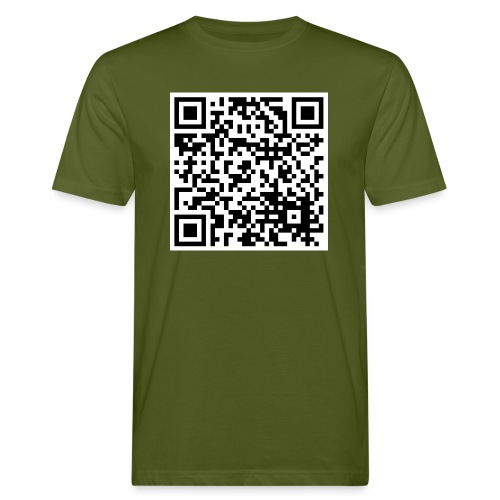 QR-Code - Männer Bio-T-Shirt