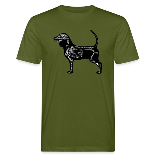 beagle - Økologisk T-skjorte for menn