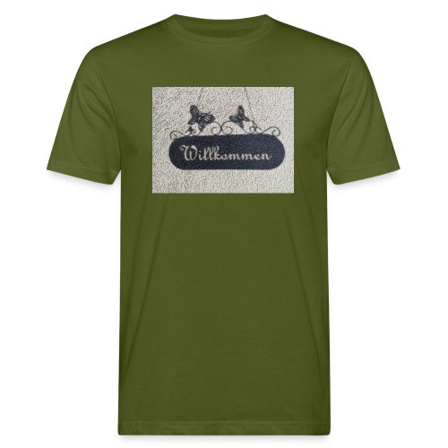 Willkommen - Männer Bio-T-Shirt