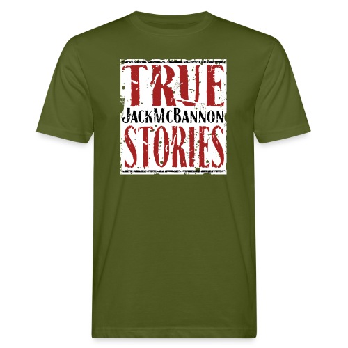 Jack McBannon - True Stories (RedWhiteBlack) - Männer Bio-T-Shirt