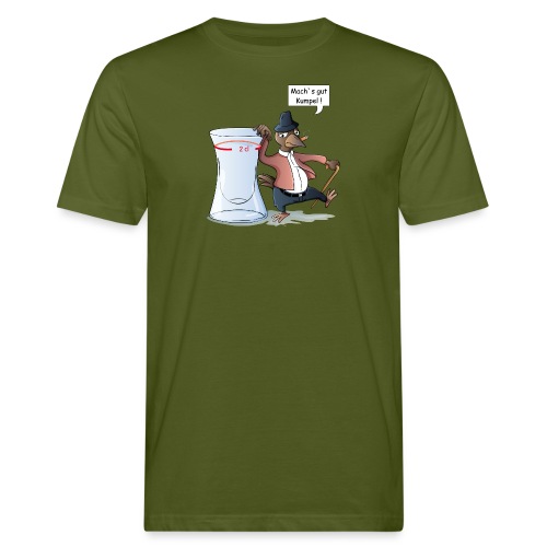Schnapsdrossel - Männer Bio-T-Shirt