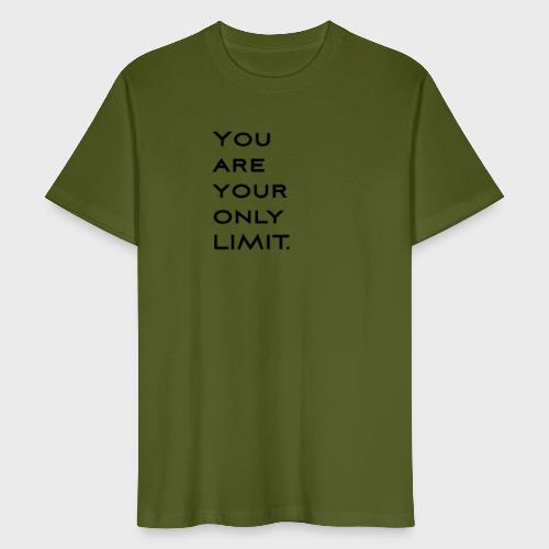 Limit Black - Männer Bio-T-Shirt