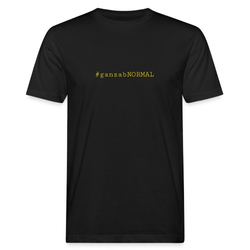 #ganzabNORMAL_Classic - Männer Bio-T-Shirt