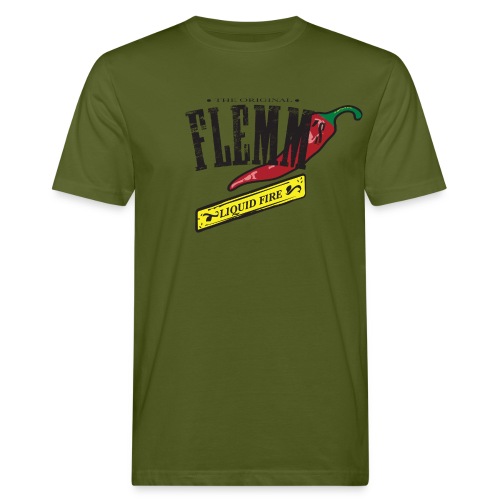 flemmlogoback - Men's Organic T-Shirt