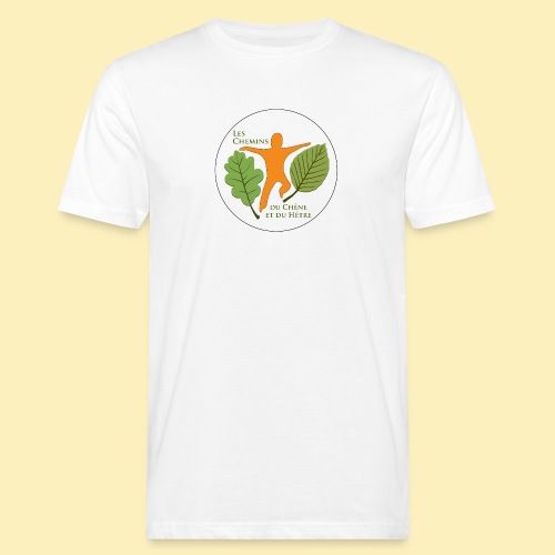 Logo des Chemins du Chêne et du Hêtre - T-shirt bio Homme