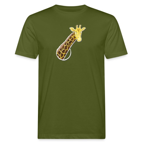 the looking giraffe - Männer Bio-T-Shirt