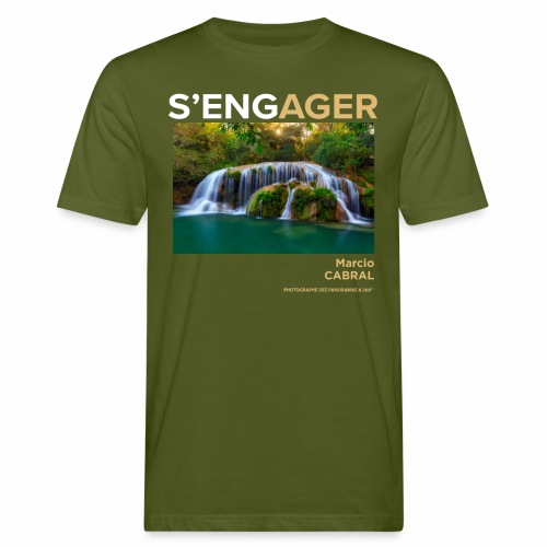 Brésil : Bonito sublimes cascades Estância Mimosa. - T-shirt bio Homme