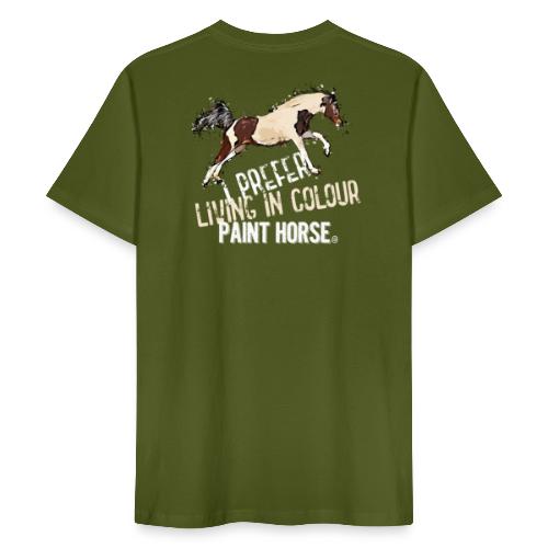 Paint Horse Living in Color - Männer Bio-T-Shirt